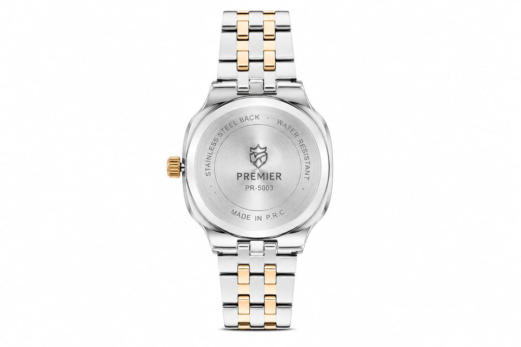 PREMIER PR-5003 Royal Silver Dial Two-Tone Women's Watch