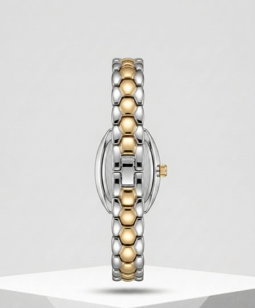 PRIMIER Emerald Grace Luxury Two-Tone Crystal Women's Watch