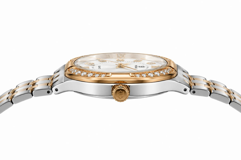 PREMIER PR-5003 Royal Silver Dial Two-Tone Women's Watch